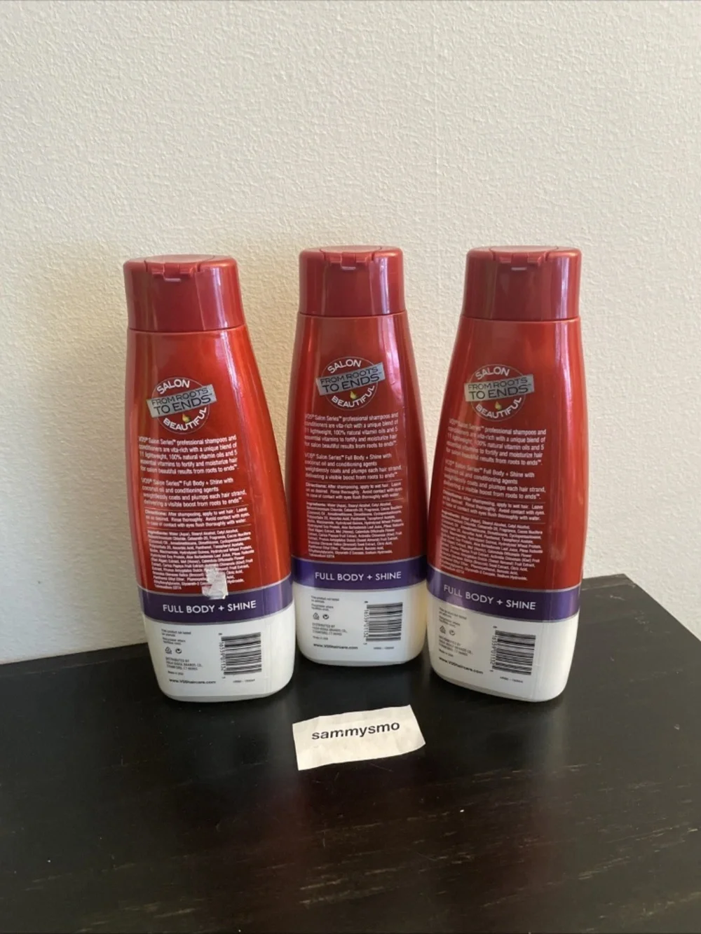 VO5 Salon Series Full Body + Shine Conditioner 14.2 fl oz x3